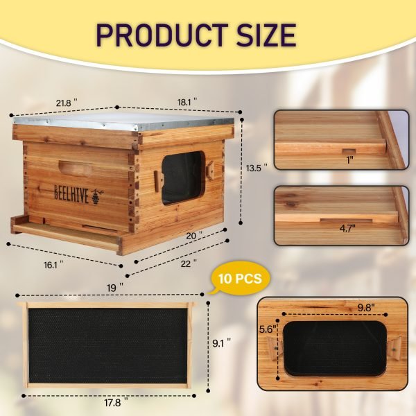 Bee Hive Box Starter Kit - 8-Frame - Image 4